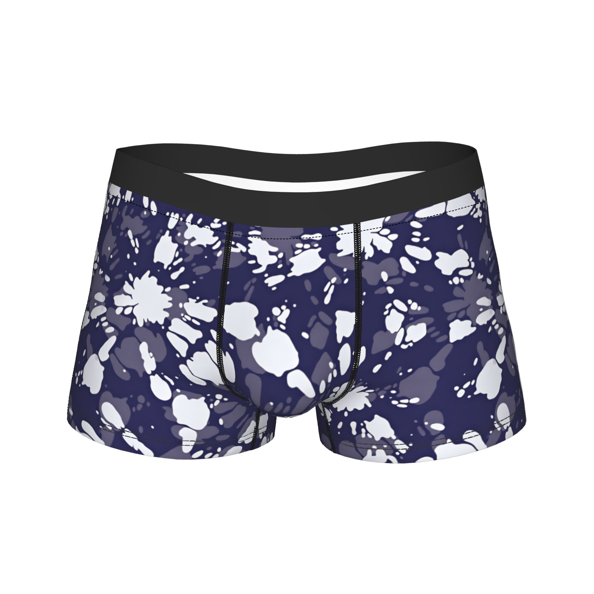 Shibori Tie Dye - Eleganti Boxer Monocromatici Tie-Dye Shibori con
