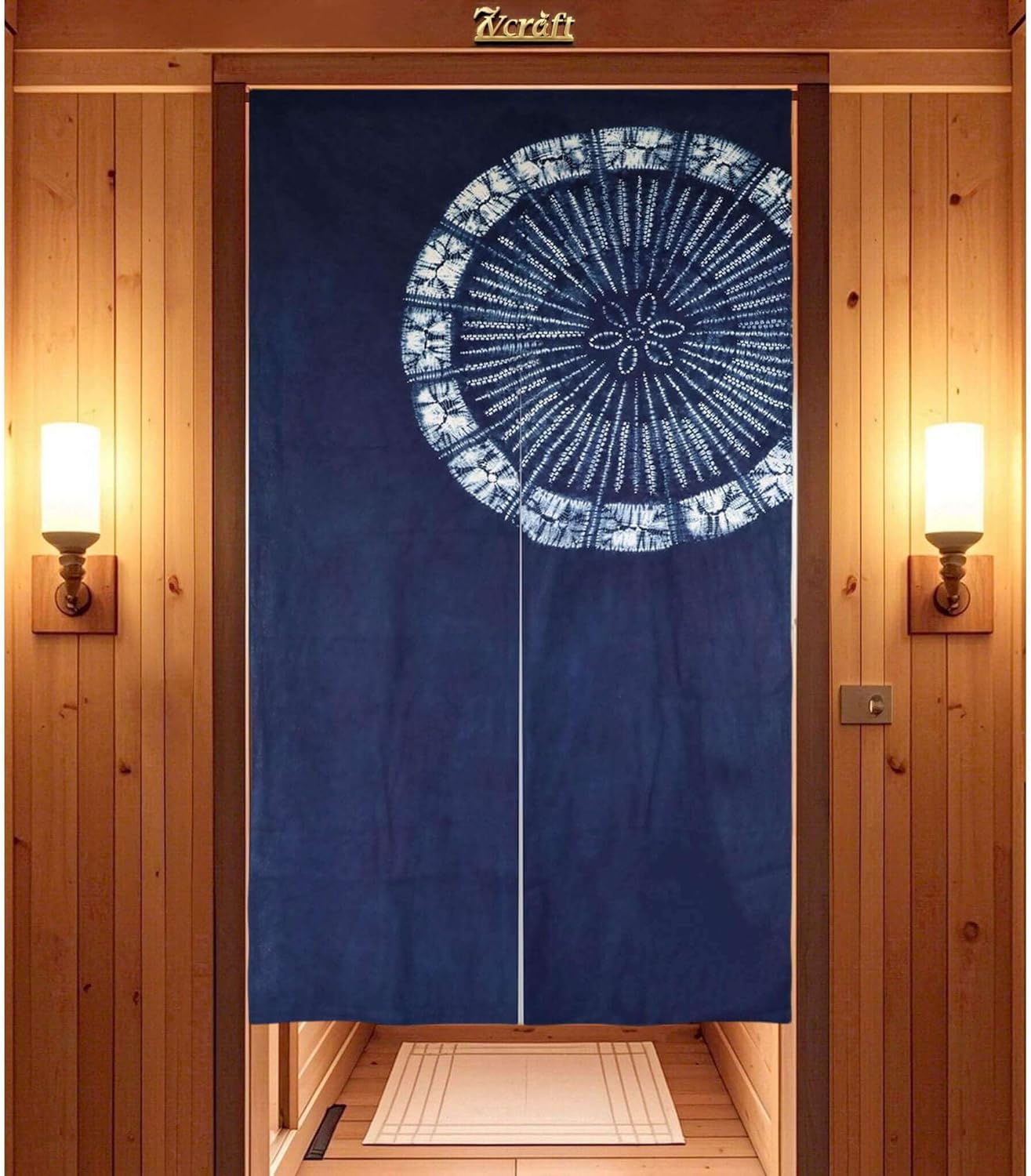 Shibori Tie Dye - Tenda giapponese tinta a mano/Tenda per