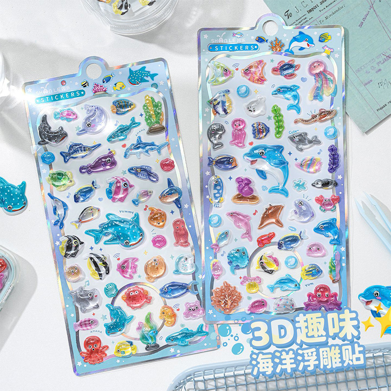 Japanese Lifestyle Items - Adesivi in Cristallo 3D con Vita