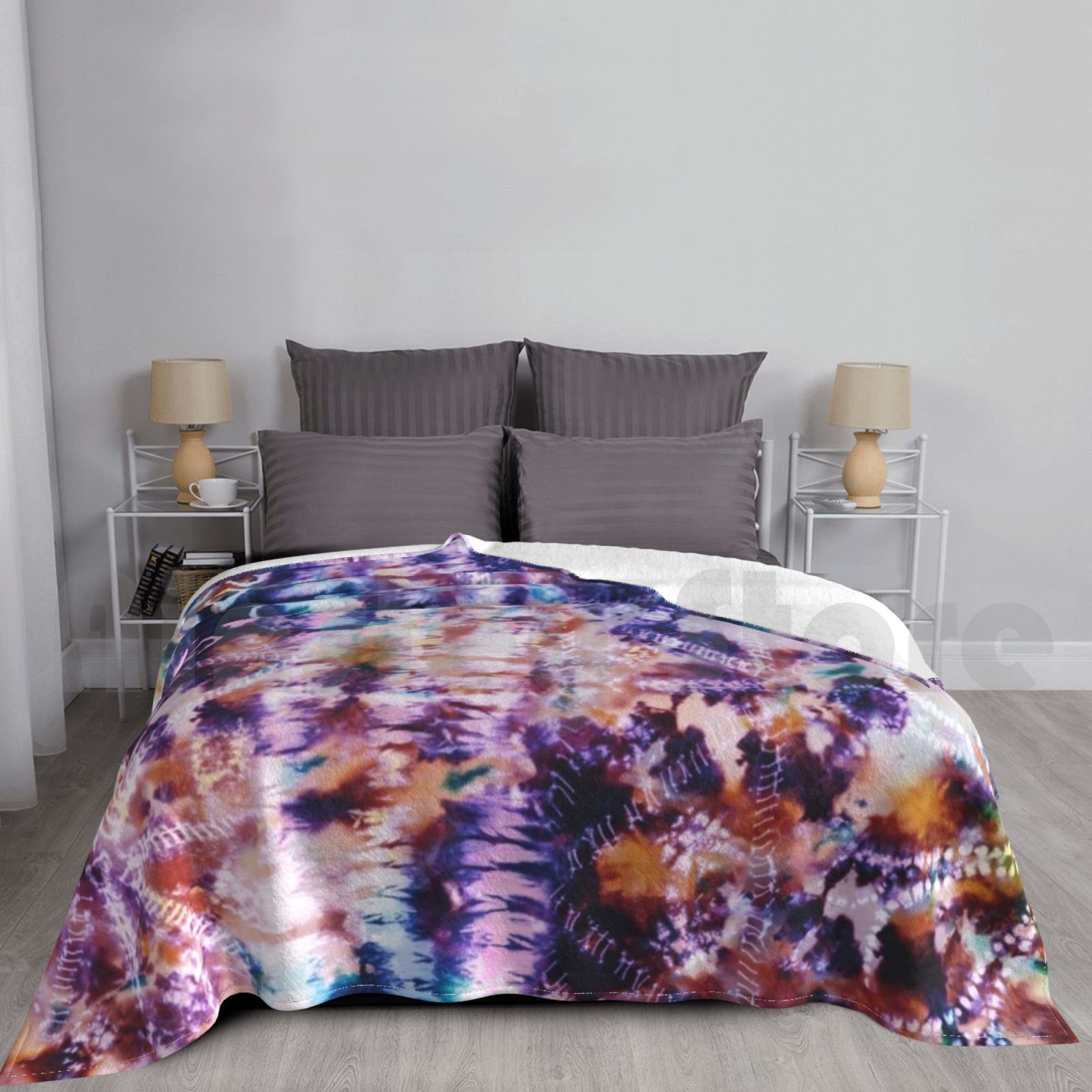 Shibori Tie Dye - Tie-Dye Shibori Paesaggi marini Coperta Moda