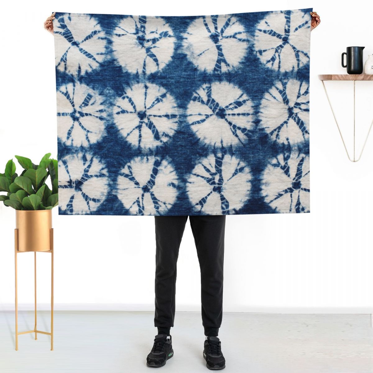 Coperta in Finta Pelliccia con - Shibori Tie Dye recensione e prezzo