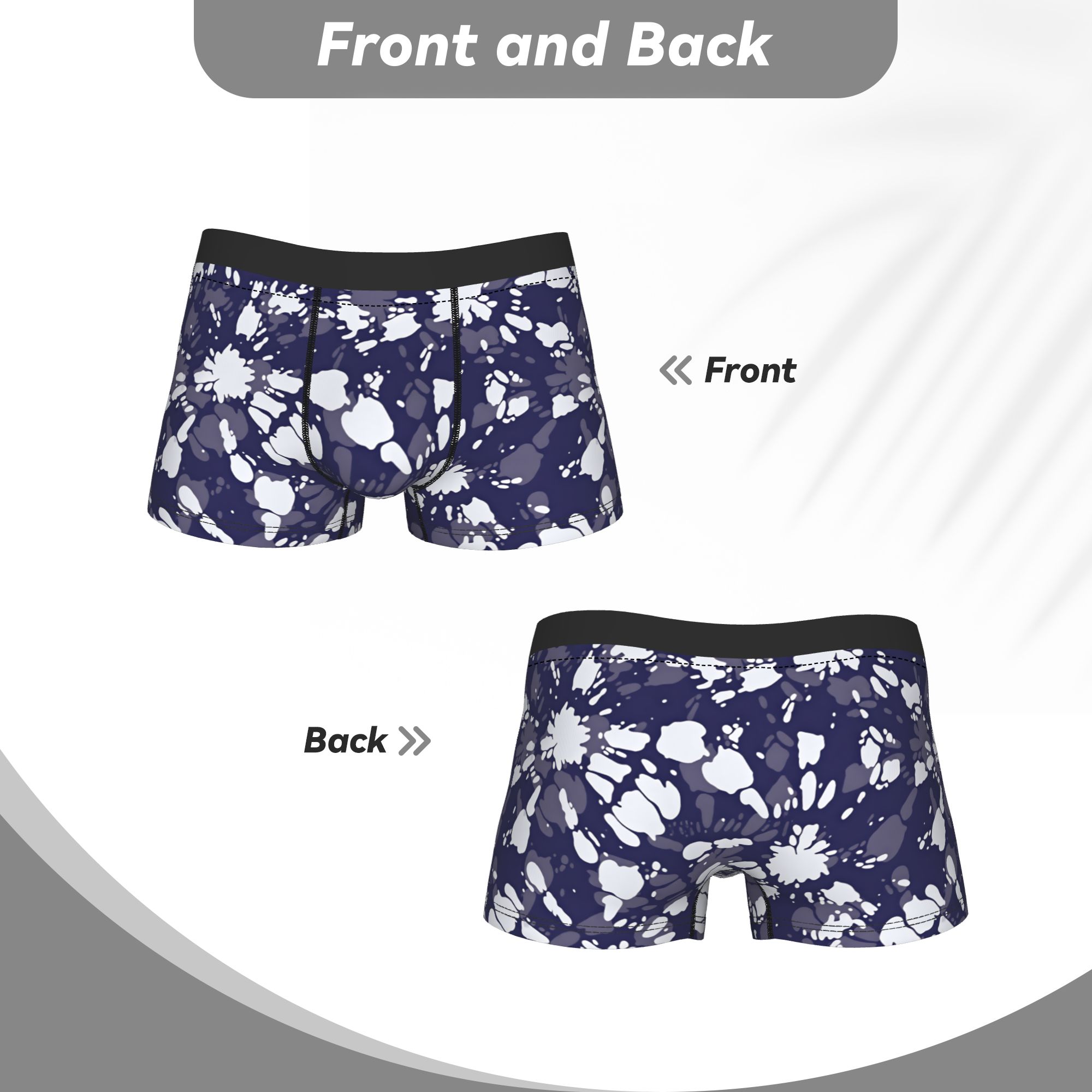 Eleganti Boxer Monocromatici T - Shibori Tie Dye recensione e prezzo