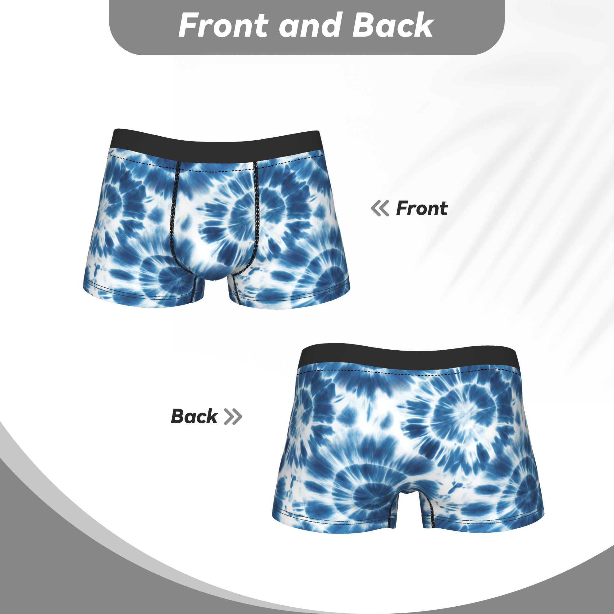 Boxer con motivo tie-dye shibo - Shibori Tie Dye recensione e prezzo