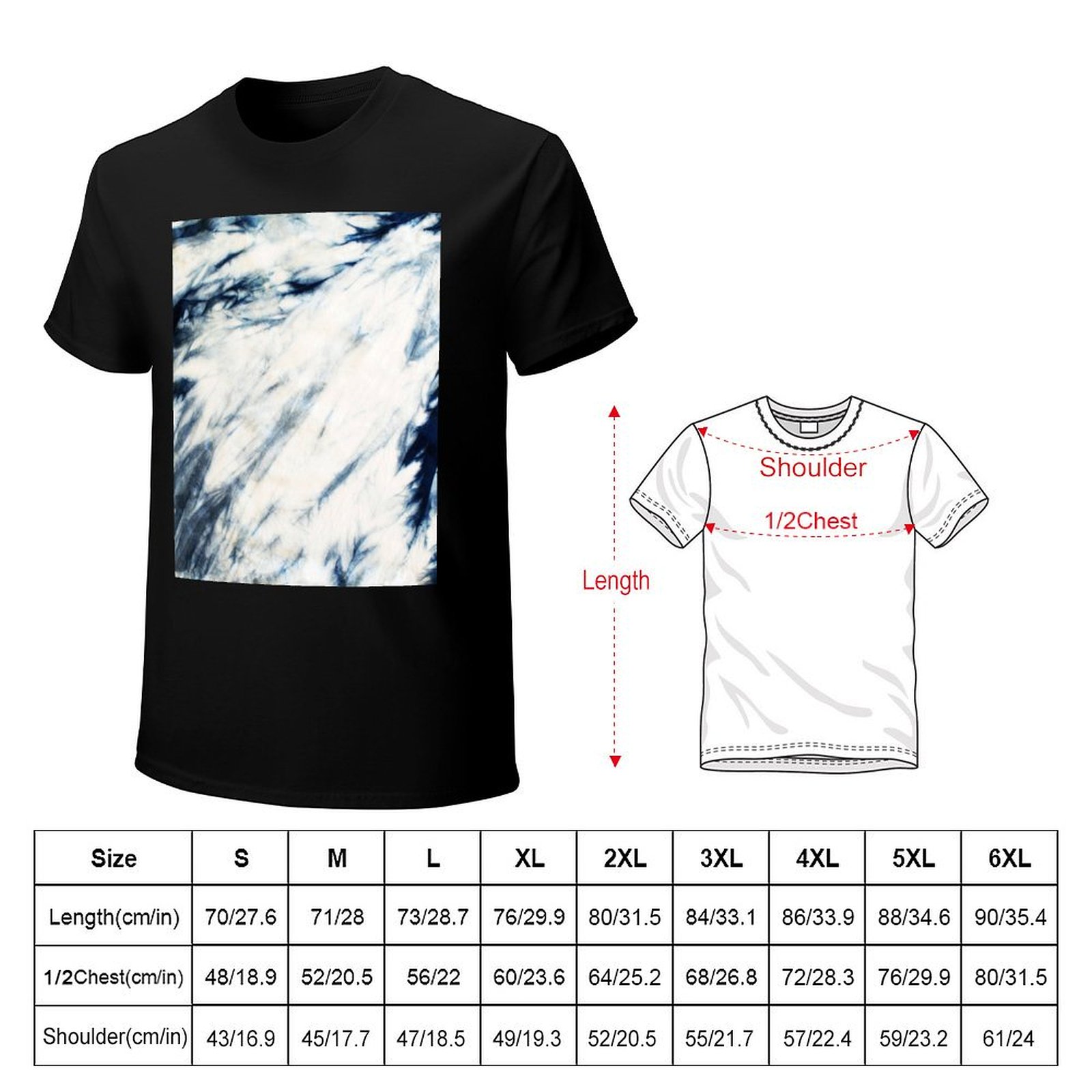 T-shirt Shibori Indigo Marble  - Shibori Tie Dye recensione e prezzo