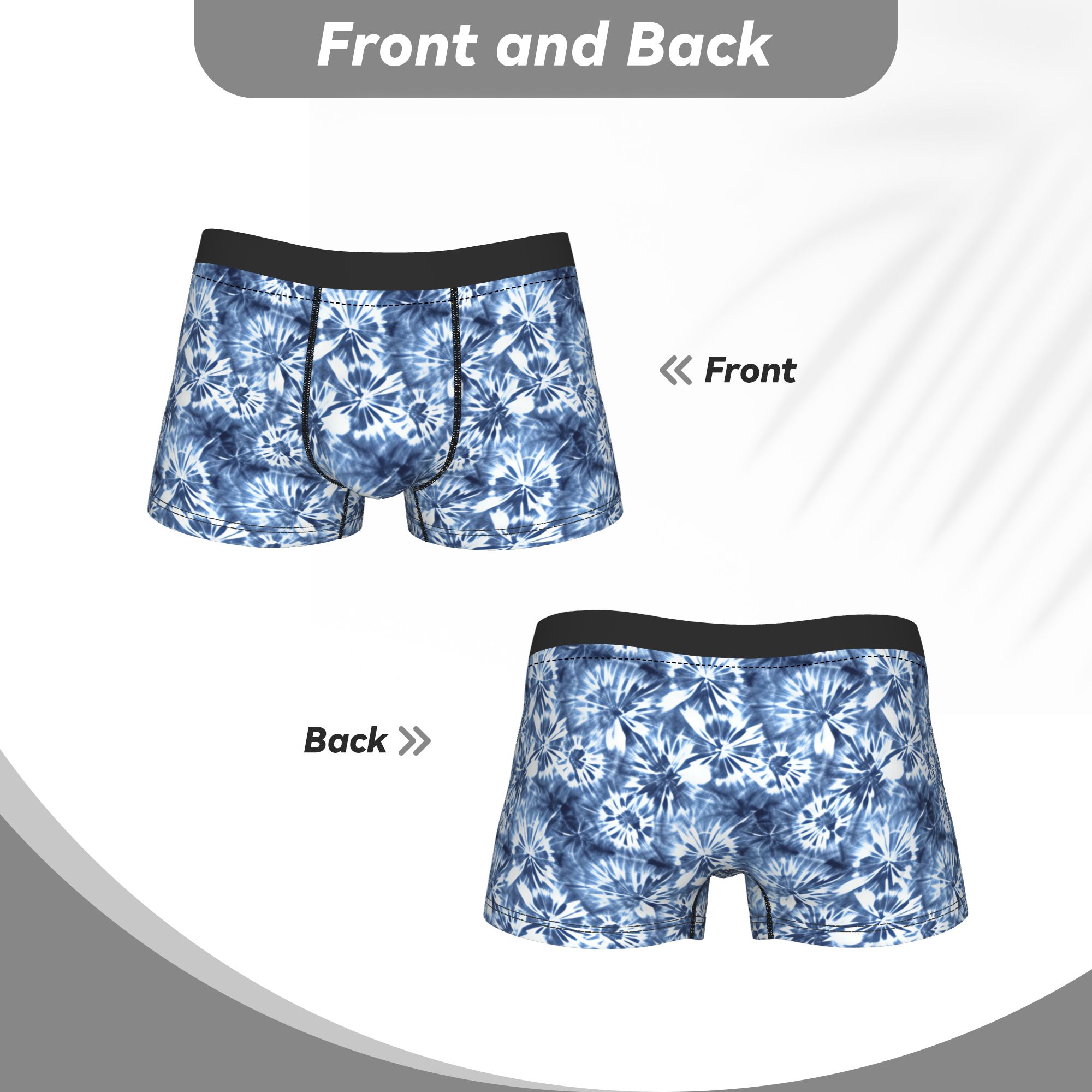 Boxer con motivo tie-dye shibo - Shibori Tie Dye recensione e prezzo